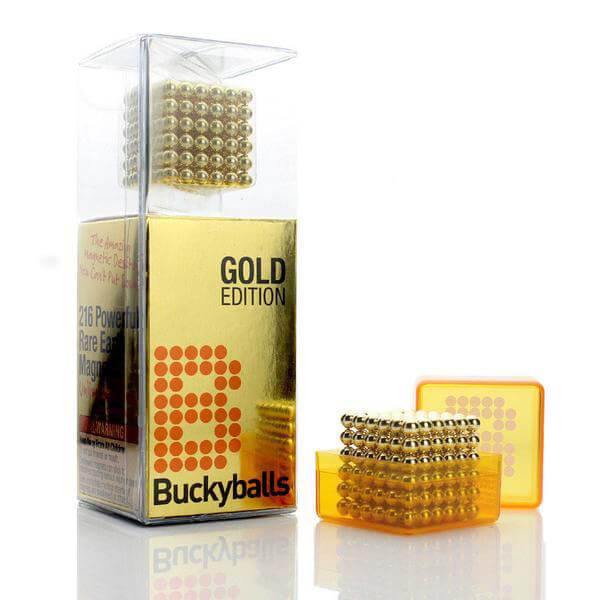 Original Buckyballs Magnetic Balls Puzzles Gold, 216pcs balls - Buckyballsstore
